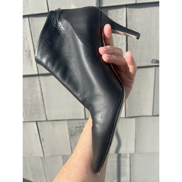 Tamara Mellon Stark High Heel Ankle Booties black designer in box 9.5 moto - Picture 8 of 16